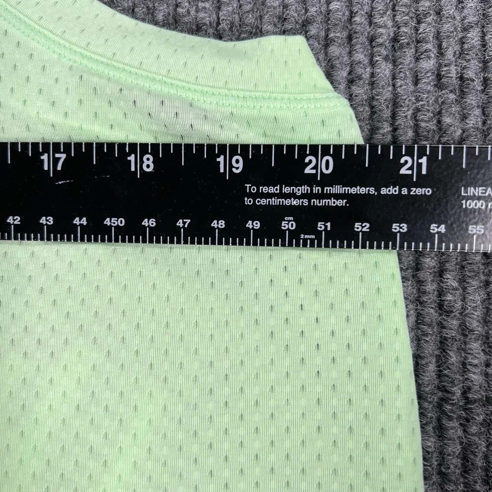 Nike Tank Trop Cropped Womens Large Green Sleeveless Active Workout Training New